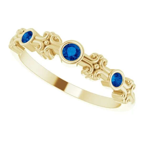 Bezel-Set Ring Image 5 James Wolf Jewelers Mason, OH