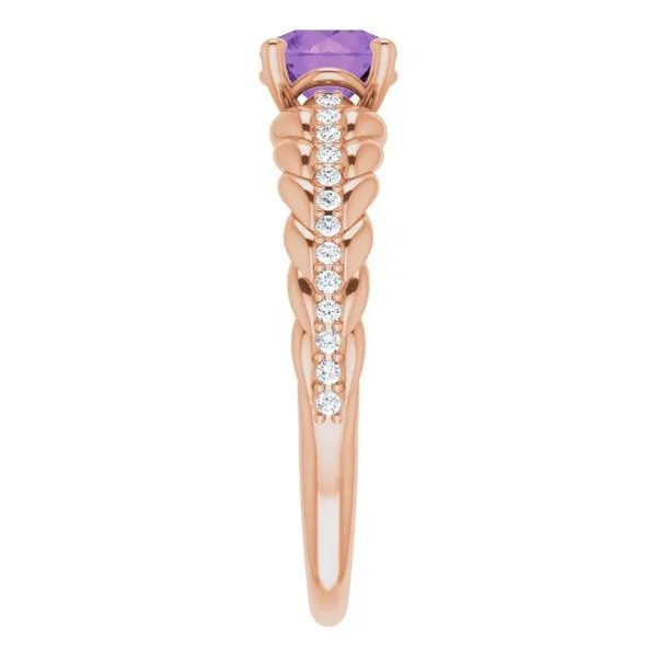 Accented Rope Ring Image 4 John E. Koller Jewelry Designs owasso, OK