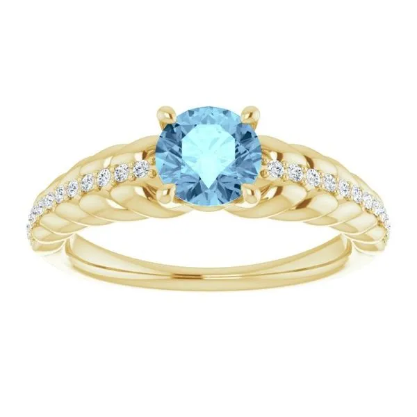 Accented Rope Ring Image 3 James Wolf Jewelers Mason, OH