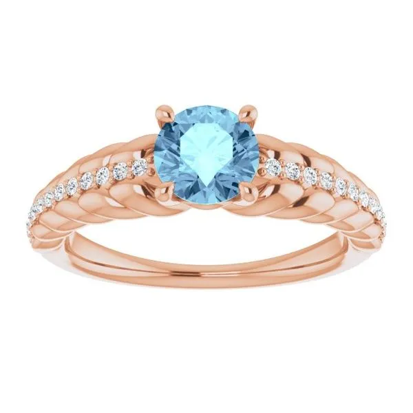 Accented Rope Ring Image 3 Mendham Jewelers Mendham, NJ