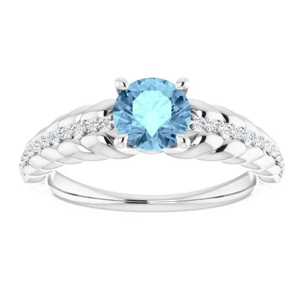 Accented Rope Ring Image 3 D'Errico Jewelry Scarsdale, NY