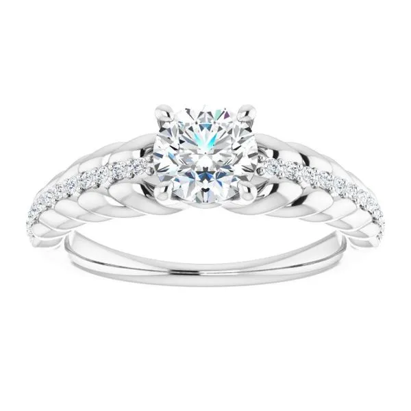 Accented Rope Ring Image 3 Cherry Street Jewelers Tulsa, OK