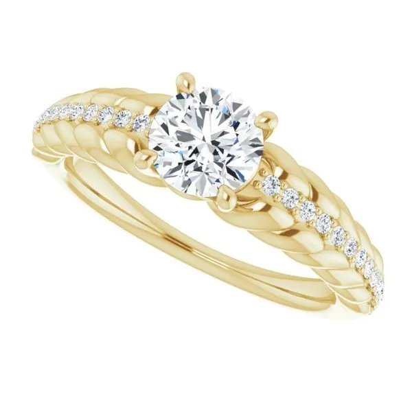 Accented Rope Ring Image 5 Holly's Jewelry Mountain Home, AR