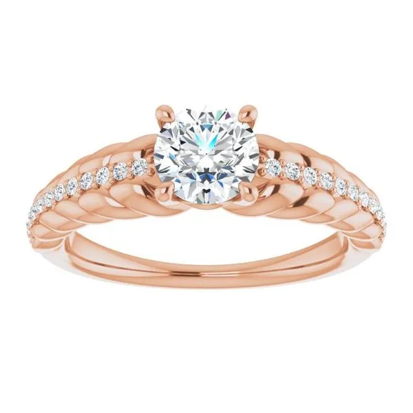 Accented Rope Ring Image 3 Mendham Jewelers Mendham, NJ