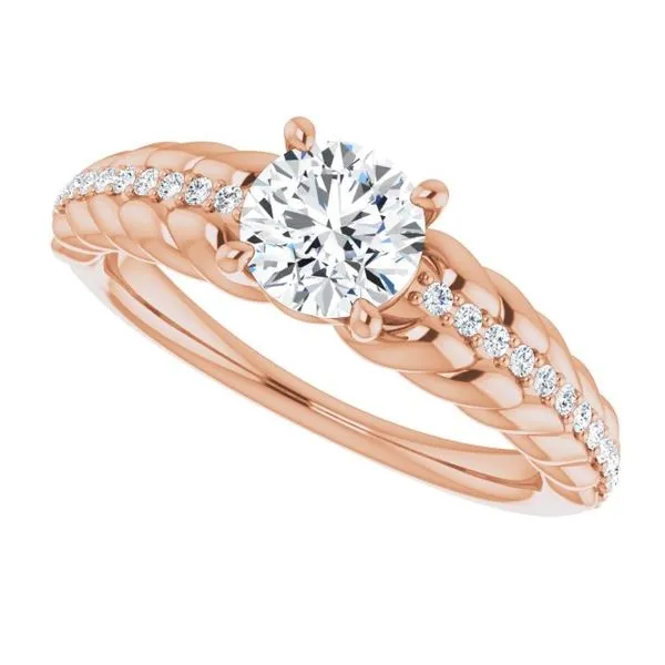 Accented Rope Ring Image 5 Mendham Jewelers Mendham, NJ