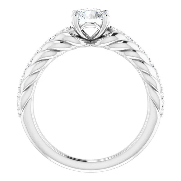 Accented Rope Ring Image 2 Holly's Jewelry Mountain Home, AR