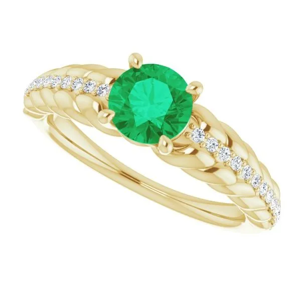 Accented Rope Ring Image 5 Jewelry Design Studio Jensen Beach, FL