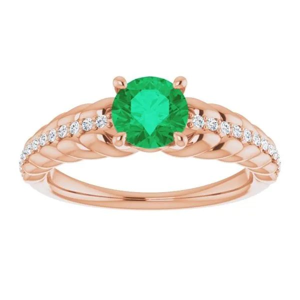 Accented Rope Ring Image 3 James Wolf Jewelers Mason, OH