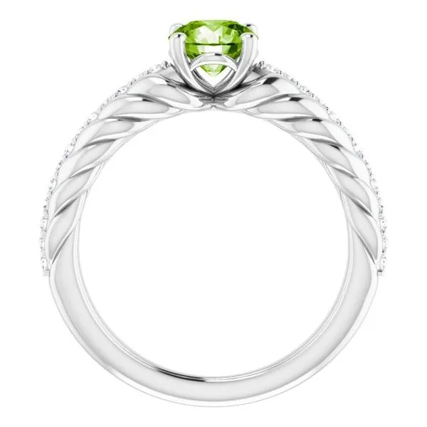 Accented Rope Ring Image 2 Jewelry Design Studio Jensen Beach, FL