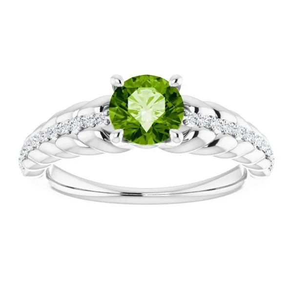 Accented Rope Ring Image 3 Jewelry Design Studio Jensen Beach, FL