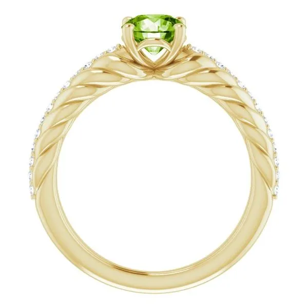 Accented Rope Ring Image 2 Jewelry Design Studio Jensen Beach, FL