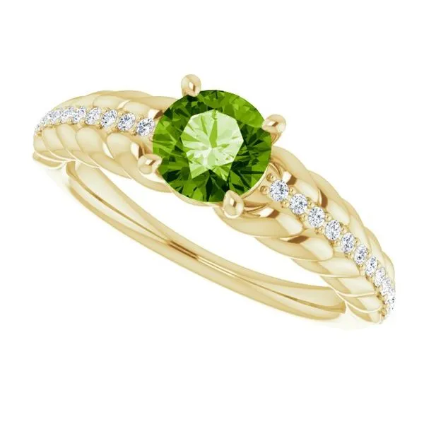 Accented Rope Ring Image 5 James Wolf Jewelers Mason, OH