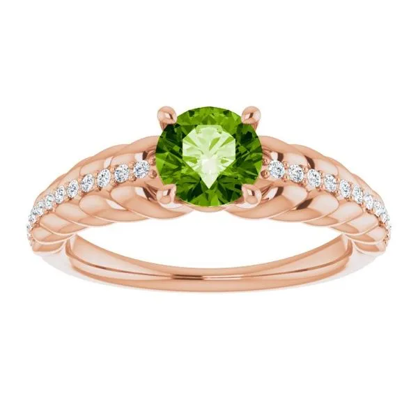 Accented Rope Ring Image 3 John E. Koller Jewelry Designs owasso, OK