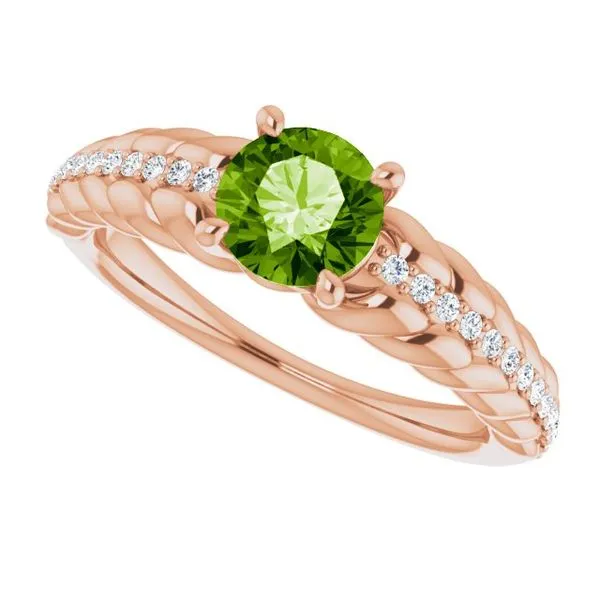 Accented Rope Ring Image 5 John E. Koller Jewelry Designs owasso, OK