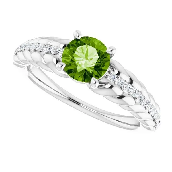 Accented Rope Ring Image 5 John E. Koller Jewelry Designs owasso, OK