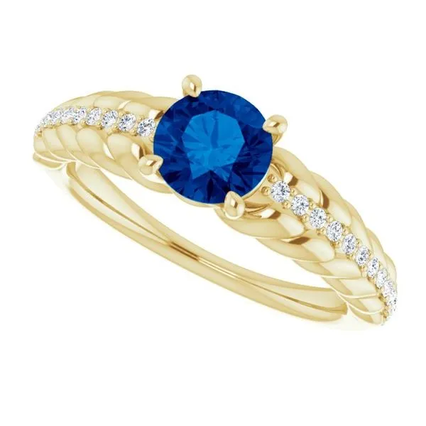 Accented Rope Ring Image 5 Jewelry Design Studio Jensen Beach, FL