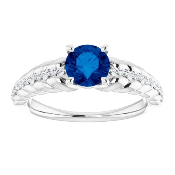 Accented Rope Ring Image 3 Comstock Jewelers Edmonds, WA