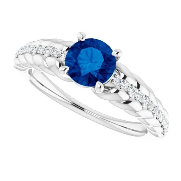 Accented Rope Ring Image 5 The Diamond Shop, Inc. Lewiston, ID