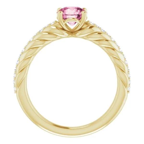 Accented Rope Ring Image 2 Holly's Jewelry Mountain Home, AR