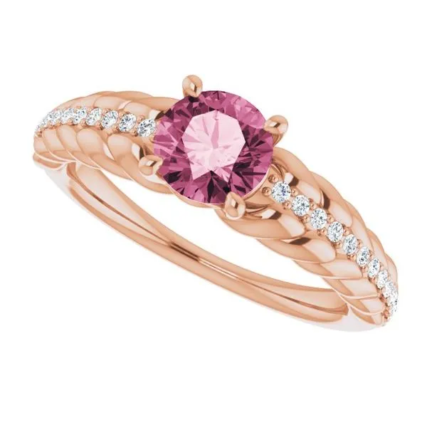 Accented Rope Ring Image 5 Comstock Jewelers Edmonds, WA