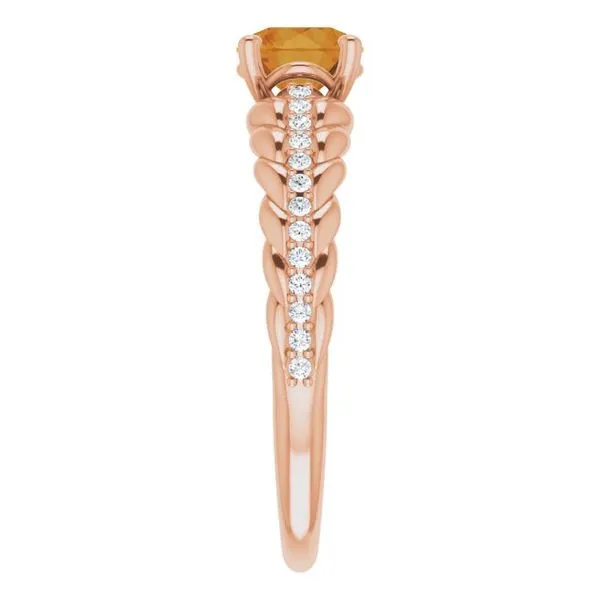 Accented Rope Ring Image 4 Blue Heron Jewelry Company Poulsbo, WA