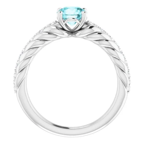 Accented Rope Ring Image 2 Comstock Jewelers Edmonds, WA