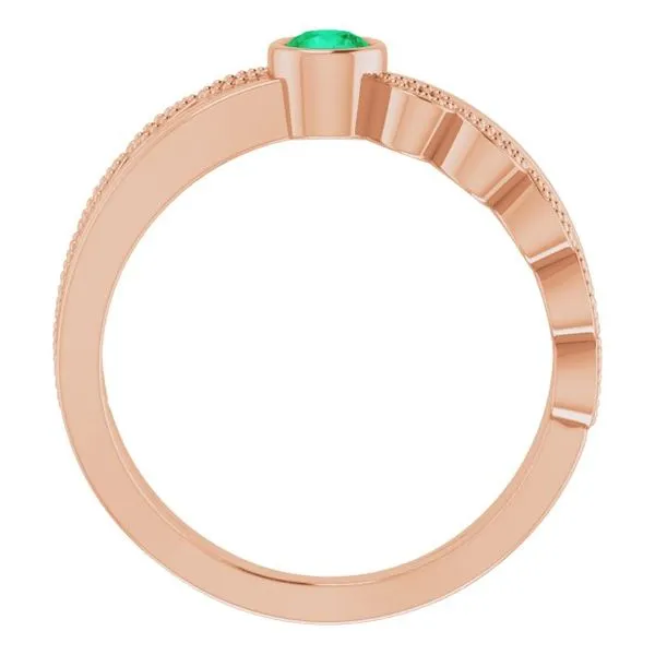 Criss-Cross Bezel-Set Ring Image 2 Jewelry Design Studio Jensen Beach, FL