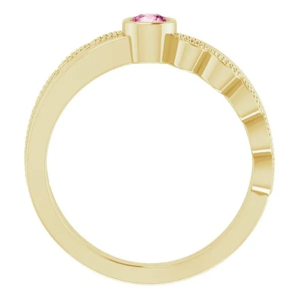 Criss-Cross Bezel-Set Ring Image 2 Holly's Jewelry Mountain Home, AR