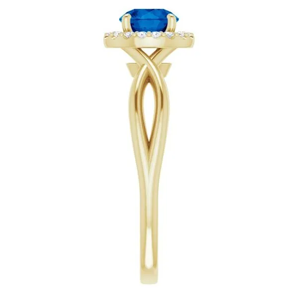 Halo-Style Ring Image 4 James Wolf Jewelers Mason, OH