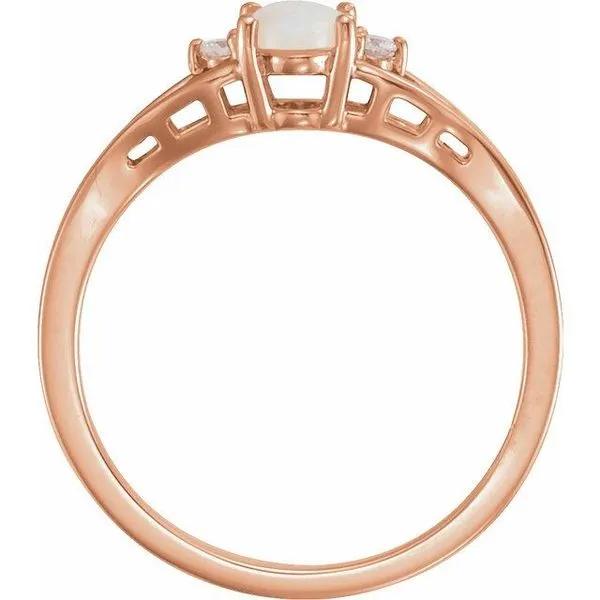 Accented Cabochon Ring Image 2 Jewelry Design Studio Jensen Beach, FL