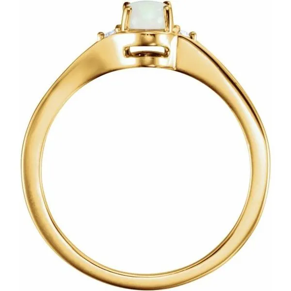 Accented Cabochon Ring Image 2 Hart's Jewelers Grants Pass, OR