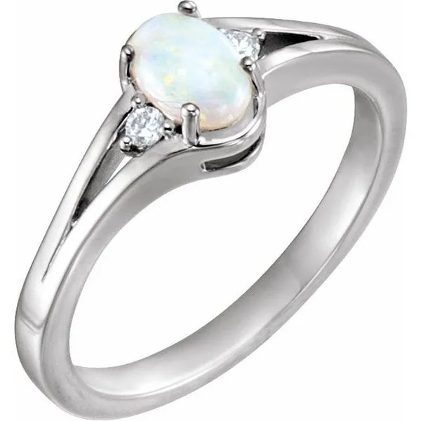 Accented Cabochon Ring Jewelry Design Studio Jensen Beach, FL