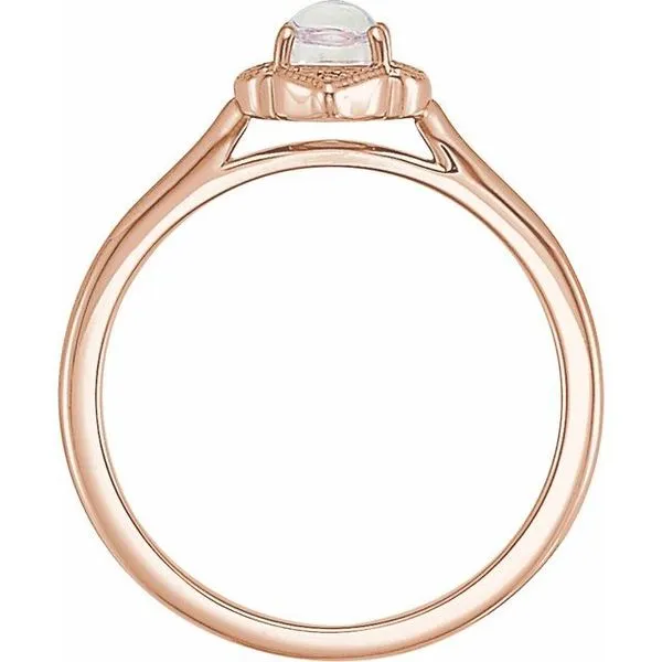 Clover Cabochon Ring Image 2 Mendham Jewelers Mendham, NJ