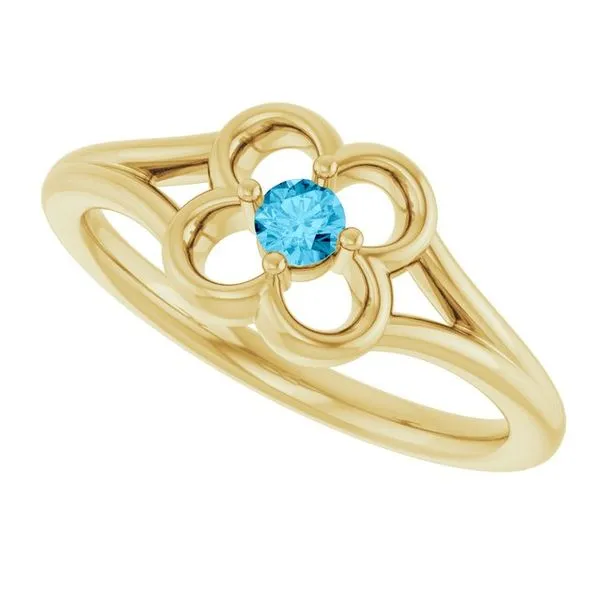 Youth Flower Ring Image 5 James Wolf Jewelers Mason, OH