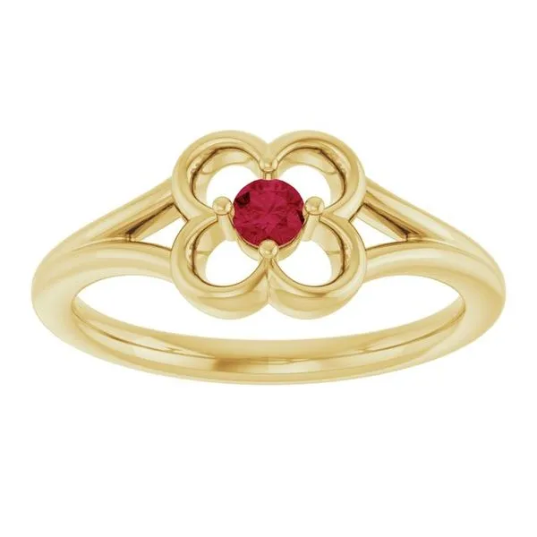 Youth Flower Ring Image 3 Cherry Street Jewelers Tulsa, OK