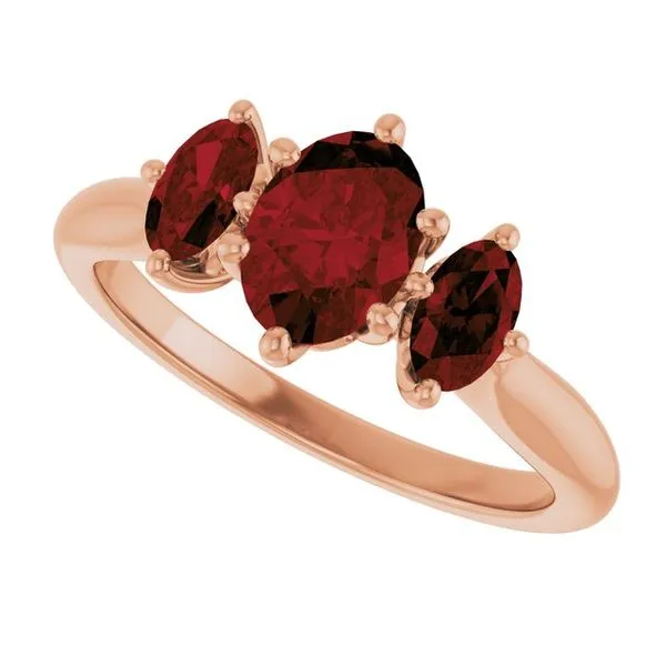 Three-Stone Ring Image 5 James Wolf Jewelers Mason, OH