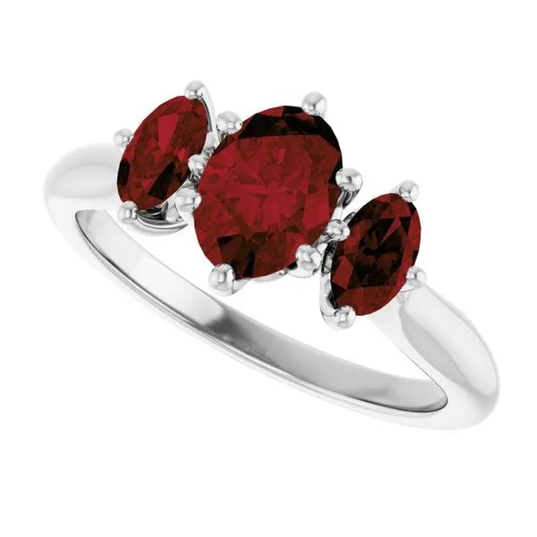 Three-Stone Ring Image 5 Jewelry Design Studio Jensen Beach, FL