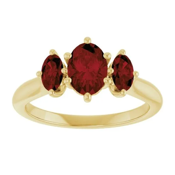 Three-Stone Ring Image 3 James Wolf Jewelers Mason, OH