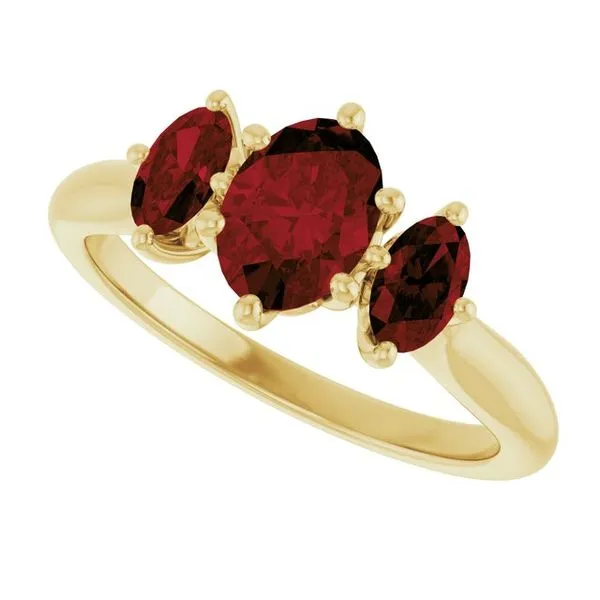 Three-Stone Ring Image 5 Jewelry Design Studio Jensen Beach, FL