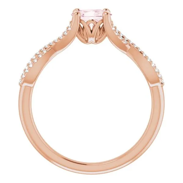 Accented Ribbon Ring Image 2 Comstock Jewelers Edmonds, WA