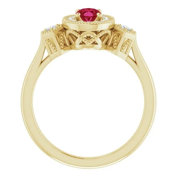 Halo-Style Ring Image 2 James Wolf Jewelers Mason, OH