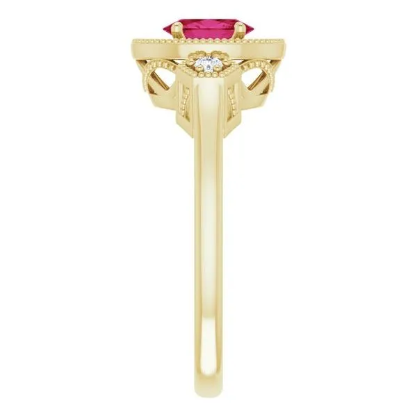 Halo-Style Ring Image 4 James Wolf Jewelers Mason, OH