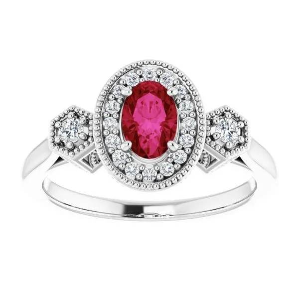 Halo-Style Ring Image 3 Jewelry Design Studio Jensen Beach, FL