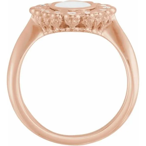 Halo-Style Ring Image 2 James Wolf Jewelers Mason, OH