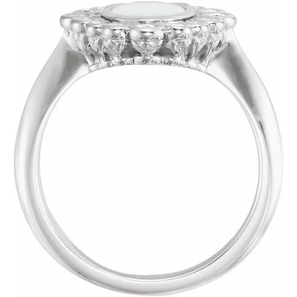 Halo-Style Ring Image 2 James Wolf Jewelers Mason, OH