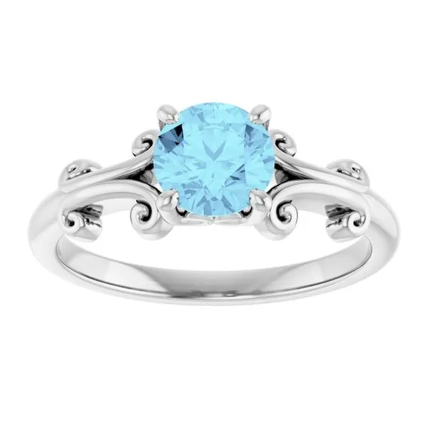 Sculptural Solitaire Ring Image 3 Comstock Jewelers Edmonds, WA
