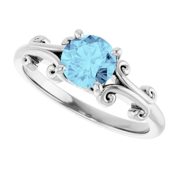 Sculptural Solitaire Ring Image 5 Comstock Jewelers Edmonds, WA