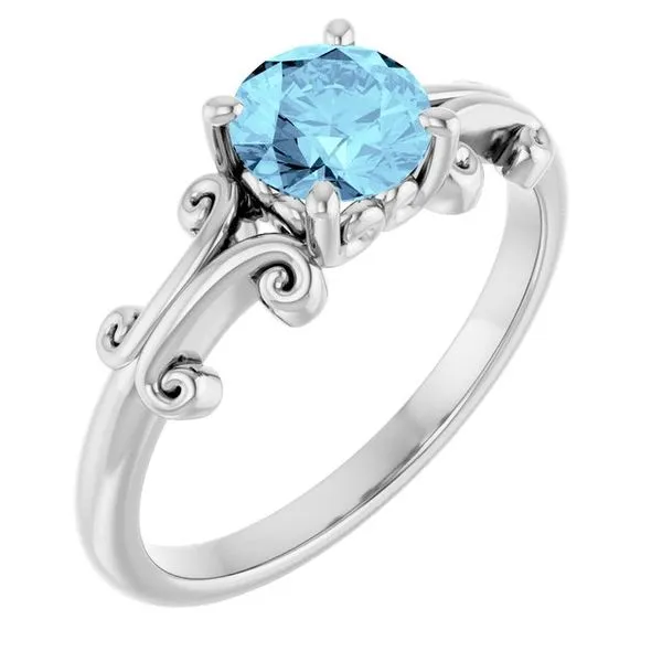 Sculptural Solitaire Ring Hopman Jewelers Elkhart, IN