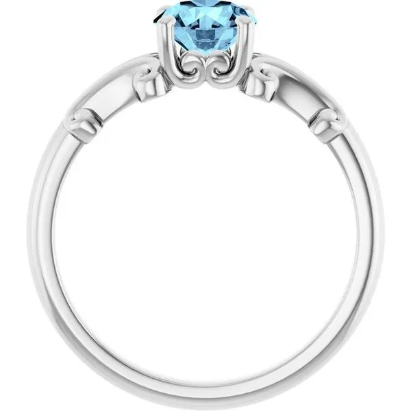 Sculptural Solitaire Ring Image 2 Sharbuno Jewelers, Inc. Port Washington, WI
