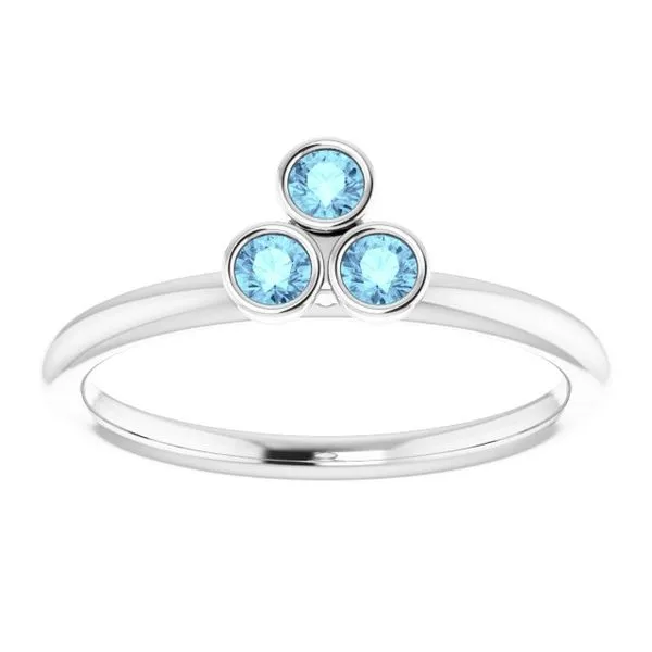 Stackable Bezel-Set Ring Image 3 Gysbers Jewelry Waupun, WI